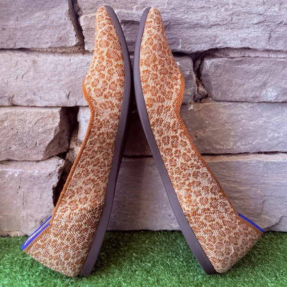 Rothy's The Point Flat Driftwood Spot Pattern Women’s Ballet Shoes - Picture 8 of 11